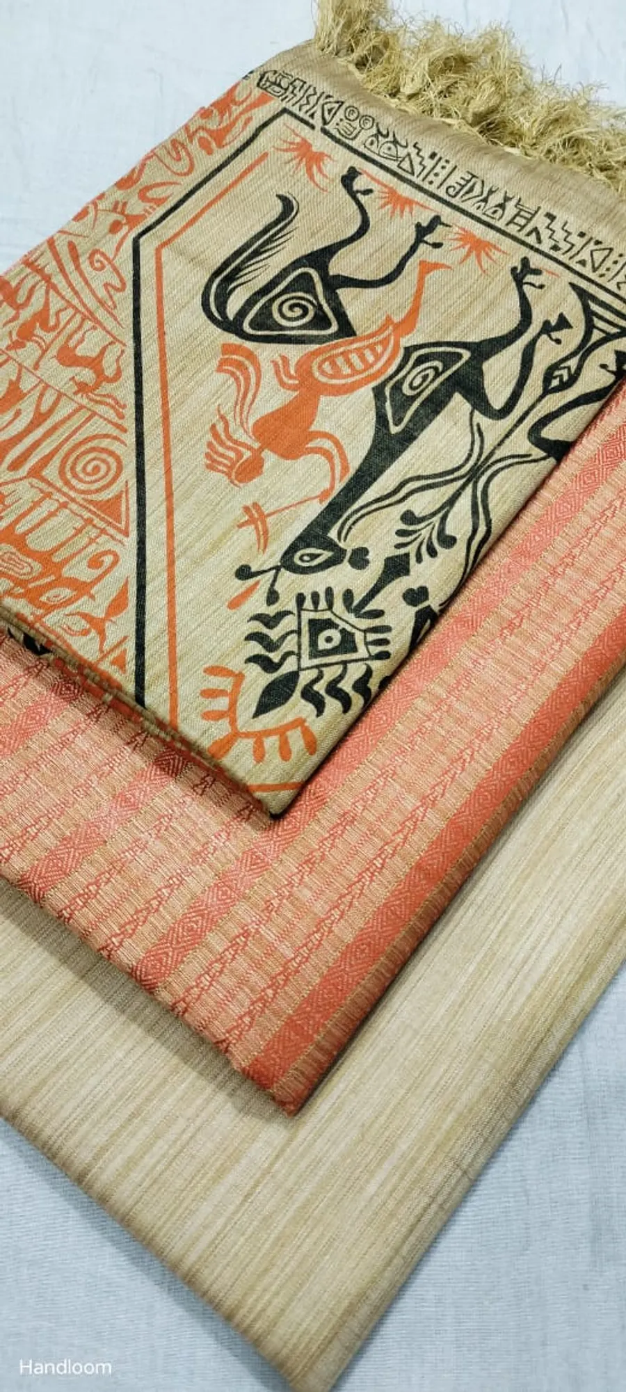 Khadi Cotton Dupion Weaving Dress Materials
